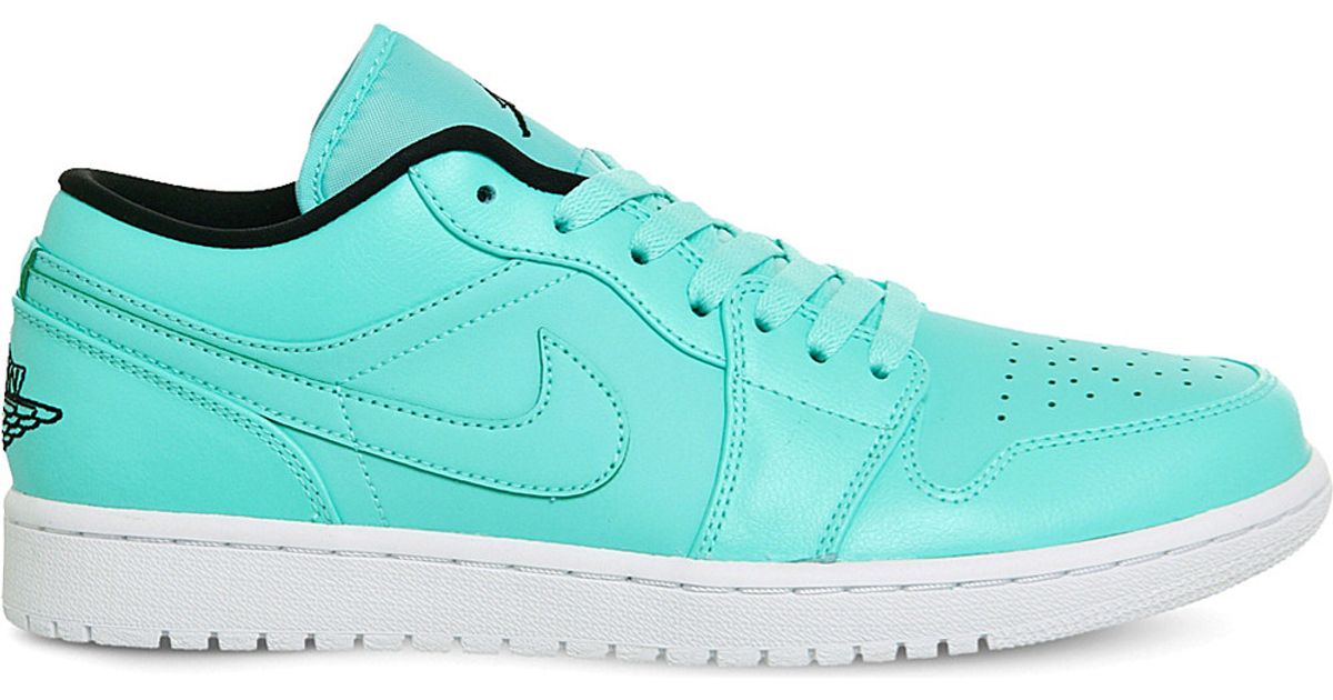 jordan 1 low turquoise and white